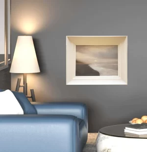 Oil painting of evening light in Castlegregory on the Kerry coast